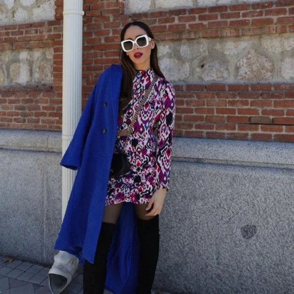 RARE ZARA SET PRINT TOP AND SKIRT - Picture 5 of 5